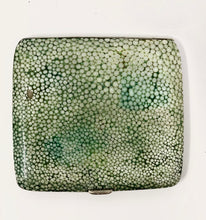 Load image into Gallery viewer, Rare English Shagreen | Antique Green Cigarette Case - Roughan Home