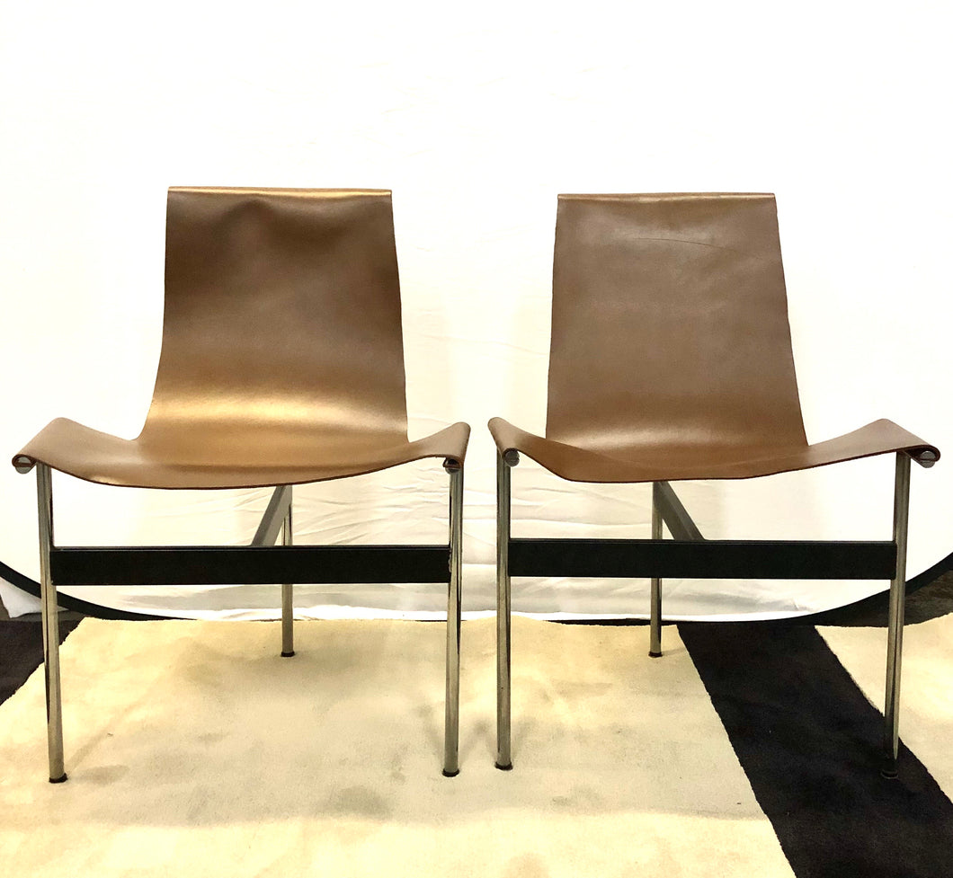Katavolos Kelley & Little | Whiskey Leather T Chairs - Roughan Home